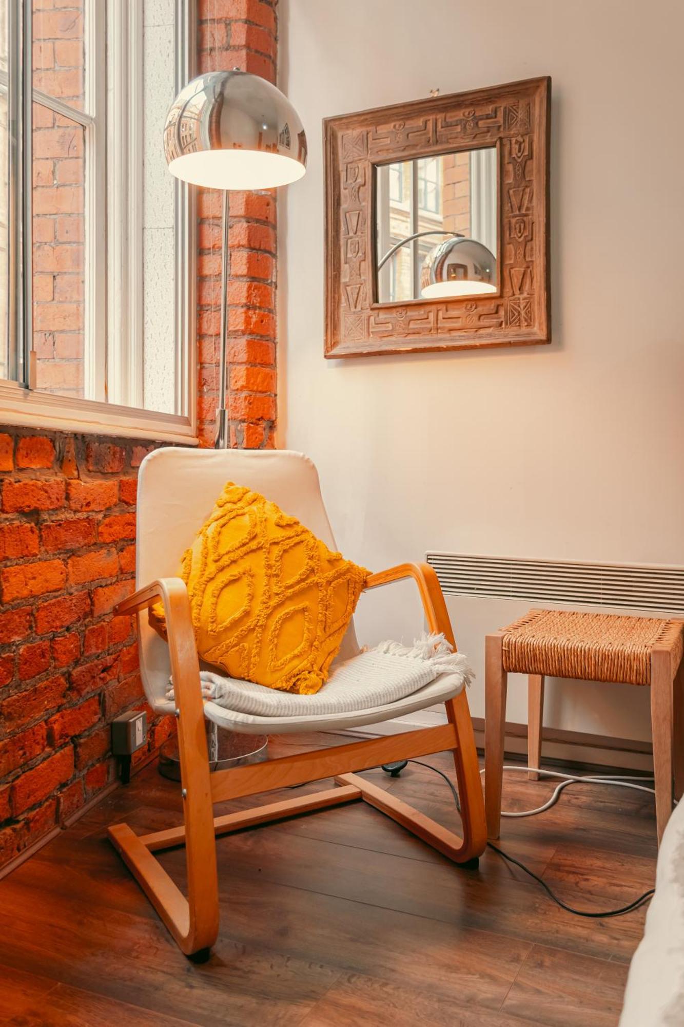 Chic Georgian Flat In Central Mánchester Exterior foto