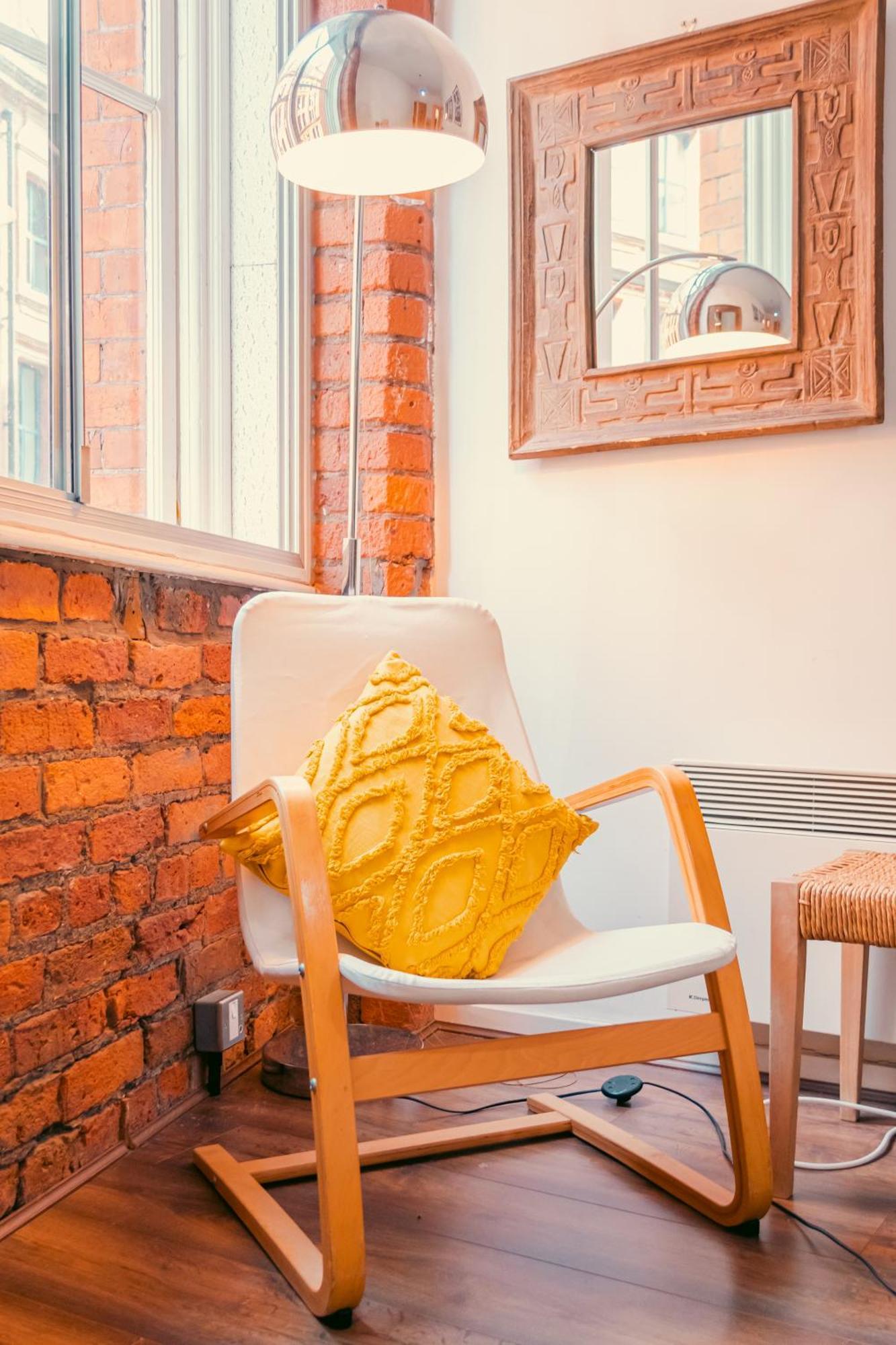 Chic Georgian Flat In Central Mánchester Exterior foto